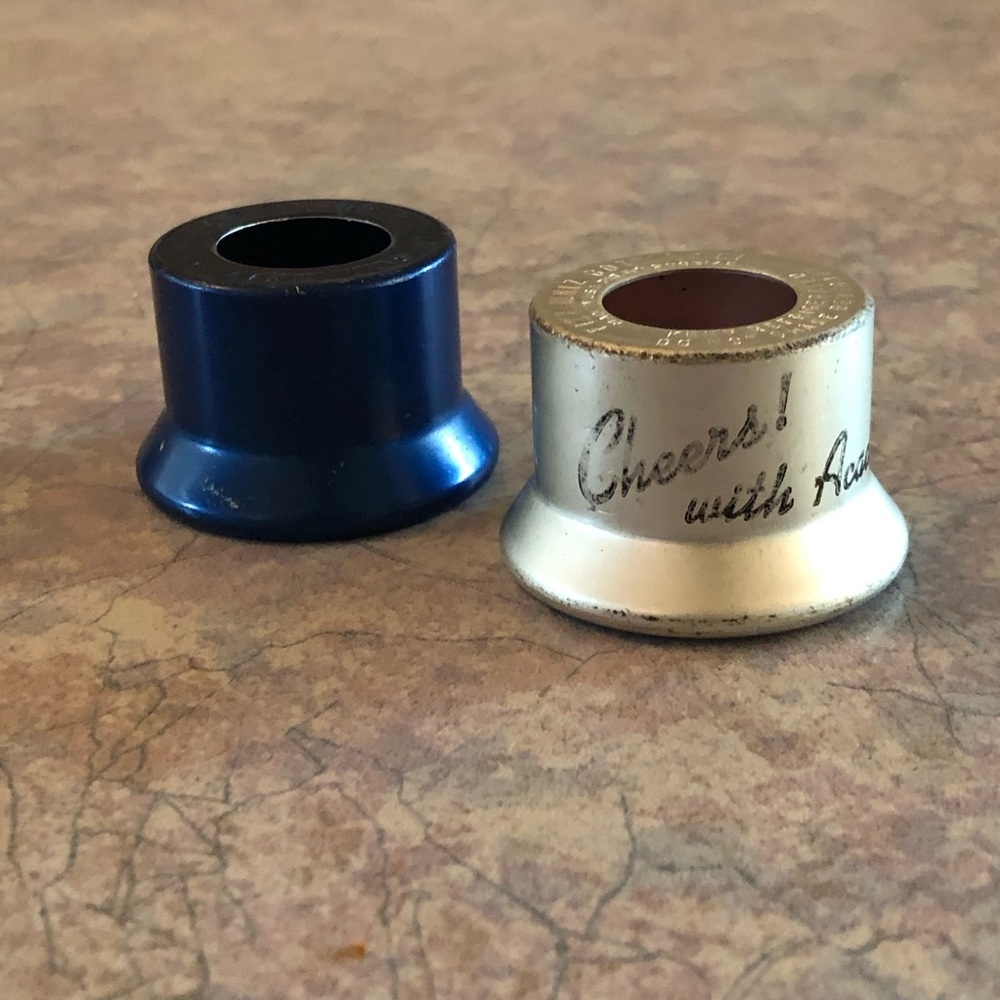 60's Fizz-Whiz Bottle Caps - 2 - Metal Bottle Caps - 60's Barware Tools